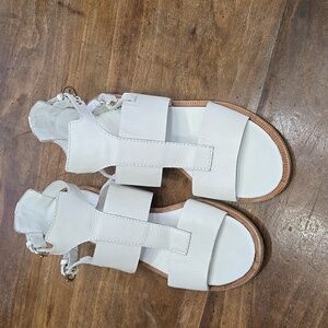 Jil Sander Cream Women's Sandals